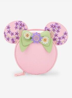 Disney Minnie Mouse  Floral Ears Figural  Lunchbox  Boxlunch Exclusive